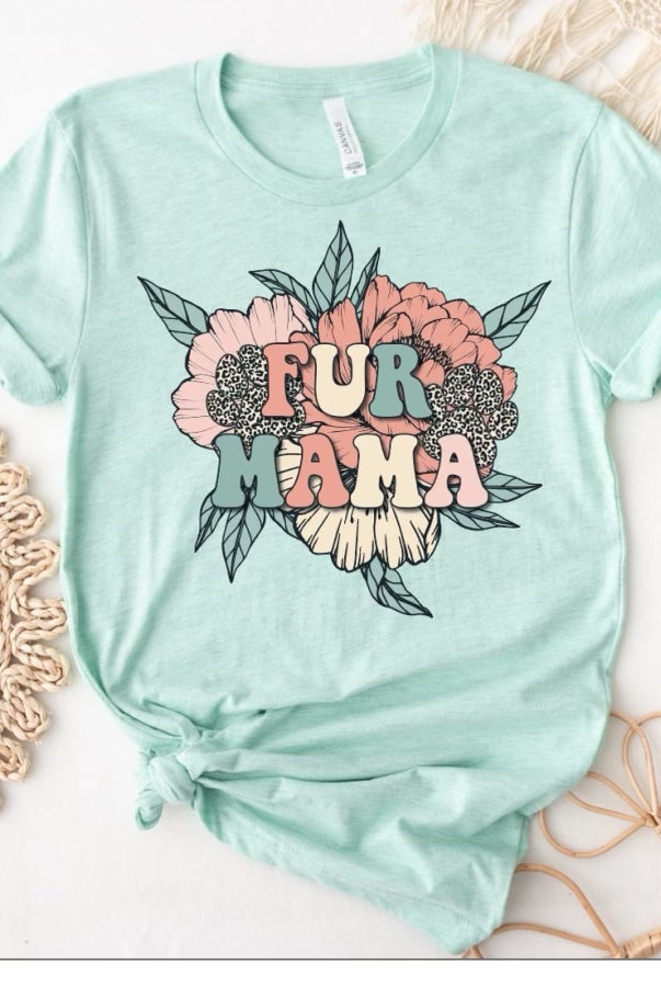 Fur Mama Graphic Tee-Graphic Tee- Simply Simpson's Boutique is a Women's Online Fashion Boutique Located in Jupiter, Florida