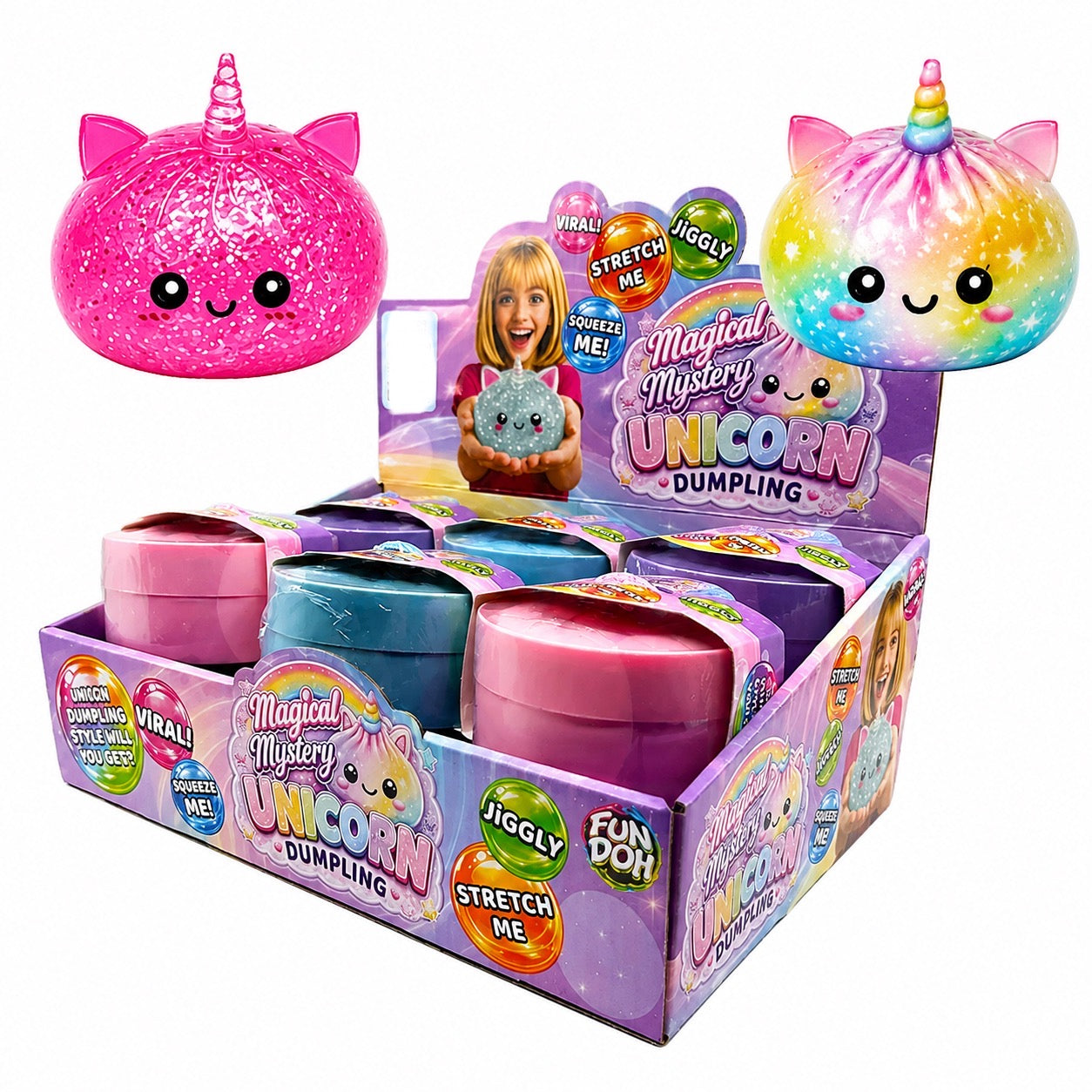 Fun Doh Unicorn Mystery Dumpling Squishy