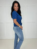 Your Basic bestie Navy V Nech Tee- Simply Simpson's Boutique is a Women's Online Fashion Boutique Located in Jupiter, Florida