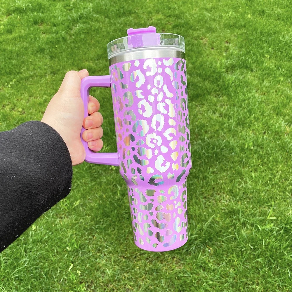 40 OZ Holographic Tumblers-290 Home/Gift- Simply Simpson's Boutique is a Women's Online Fashion Boutique Located in Jupiter, Florida