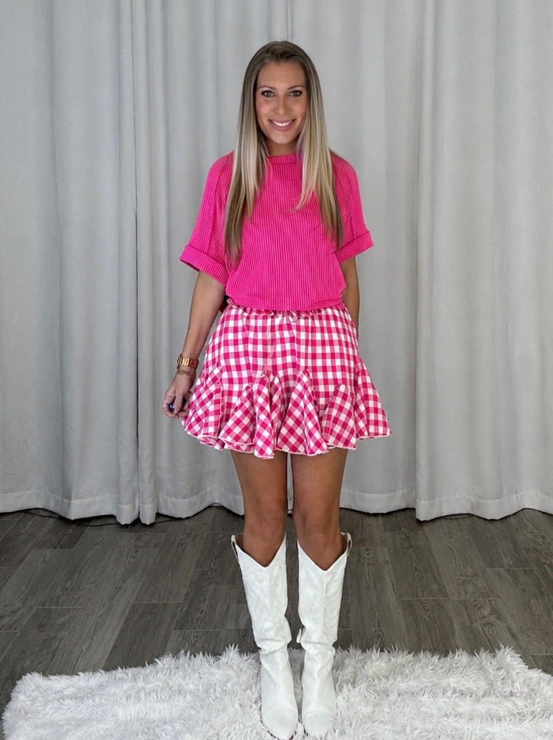 Bubblegum Bliss Skirt-190 Skirts/Shorts- Simply Simpson's Boutique is a Women's Online Fashion Boutique Located in Jupiter, Florida