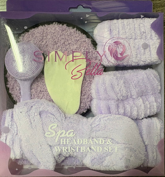 *Simply Bella Spa Headband & Wristband Set-300 Bath/Beauty- Simply Simpson's Boutique is a Women's Online Fashion Boutique Located in Jupiter, Florida