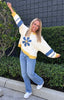 Daisy Denim Sweatshirt-160 Sweatshirts- Simply Simpson's Boutique is a Women's Online Fashion Boutique Located in Jupiter, Florida