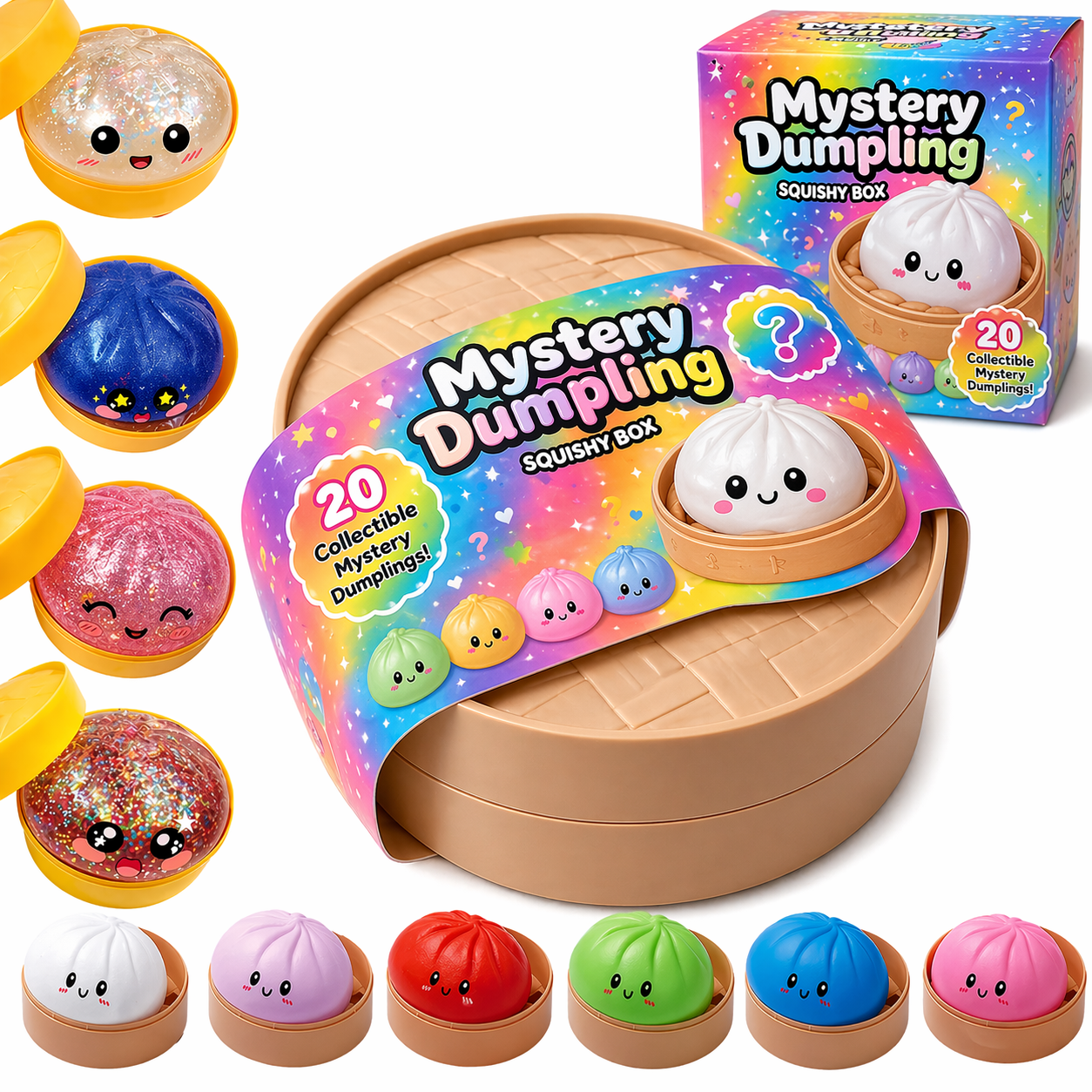 Mystery Dumplings (Glitter & Solid Colors)-290 Home/Gift- Simply Simpson's Boutique is a Women's Online Fashion Boutique Located in Jupiter, Florida