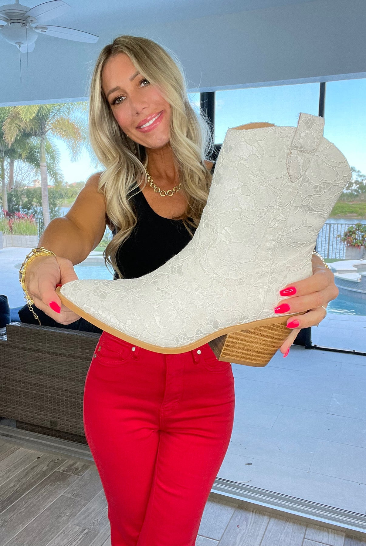 Corkys Rowdy Lace Boots-260 Shoes- Simply Simpson's Boutique is a Women's Online Fashion Boutique Located in Jupiter, Florida