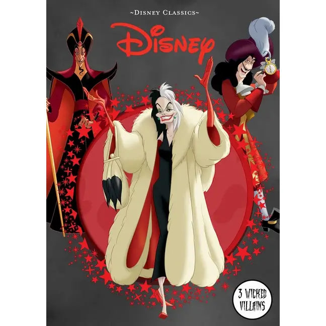 Disney Classics: 3 Wicked Villains Book