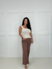 Brown Acid Washed Fryed Hem Jeans- Simply Simpson's Boutique is a Women's Online Fashion Boutique Located in Jupiter, Florida