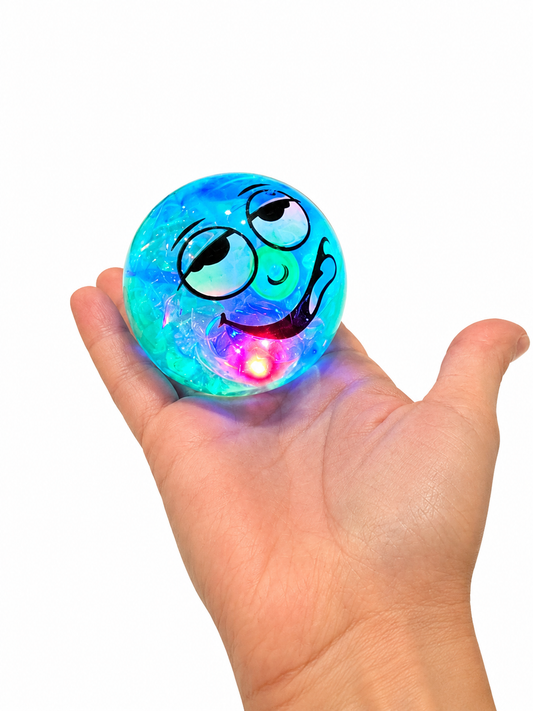 FLASHING Bouncing Water Ball Emoji Face-290 Home/Gift- Simply Simpson's Boutique is a Women's Online Fashion Boutique Located in Jupiter, Florida