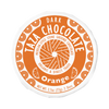 Orange Chocolate Disc