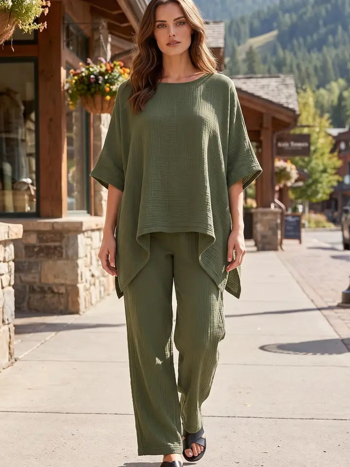 Dear Scarlett Amalfi Lounge set-220 Lounge wear/Pajamas- Simply Simpson's Boutique is a Women's Online Fashion Boutique Located in Jupiter, Florida