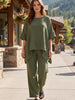 Dear Scarlett Amalfi Lounge set-220 Lounge wear/Pajamas- Simply Simpson's Boutique is a Women's Online Fashion Boutique Located in Jupiter, Florida