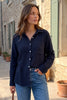 Dear Scarlett Cora Button Down-110 Long Sleeves- Simply Simpson's Boutique is a Women's Online Fashion Boutique Located in Jupiter, Florida