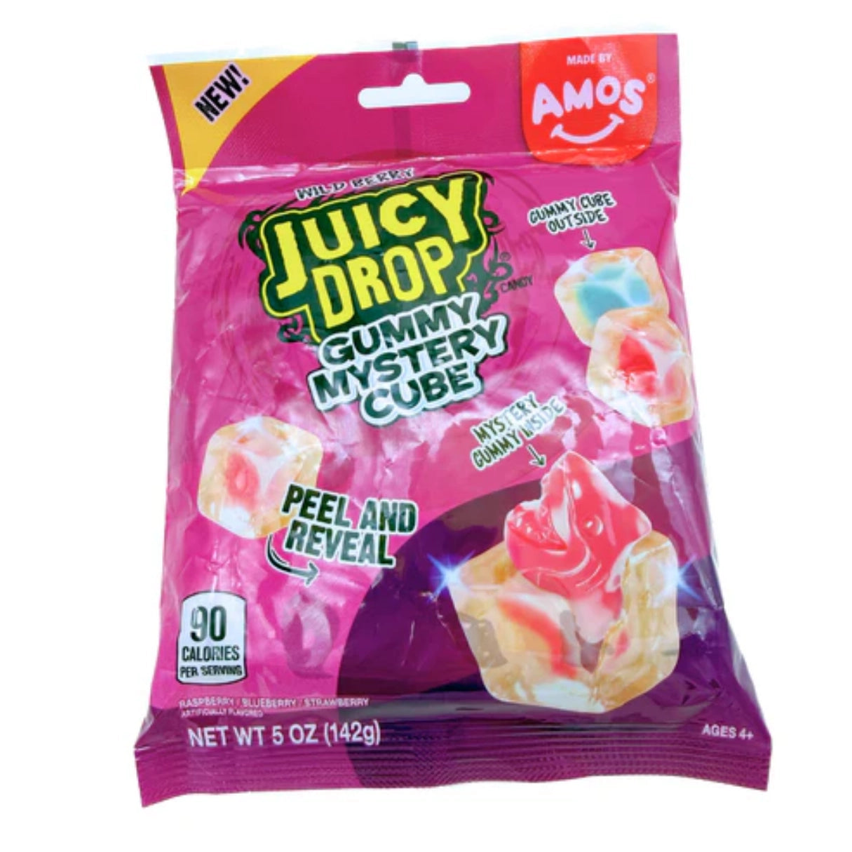 AMOS Wild Berry Juicy Drop Mystery Cube Gummy Candy-310 Snacks- Simply Simpson's Boutique is a Women's Online Fashion Boutique Located in Jupiter, Florida