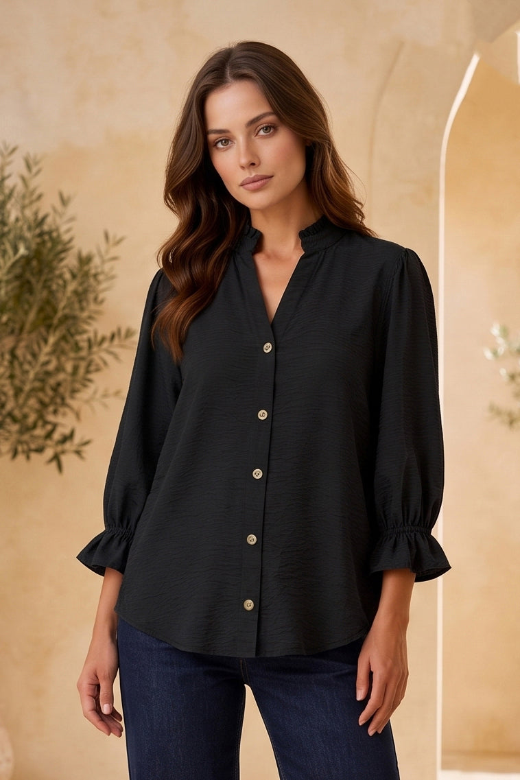 Dear Scarlett Bristol Blouse-110 Long Sleeves- Simply Simpson's Boutique is a Women's Online Fashion Boutique Located in Jupiter, Florida