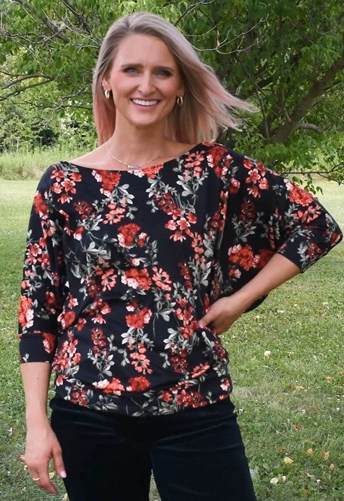 A Beautiful Journey Top-110 Long Sleeves- Simply Simpson's Boutique is a Women's Online Fashion Boutique Located in Jupiter, Florida