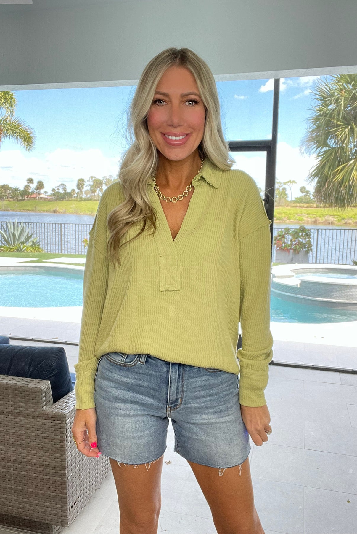 Country Club Long Sleeve Top-110 Long Sleeves- Simply Simpson's Boutique is a Women's Online Fashion Boutique Located in Jupiter, Florida