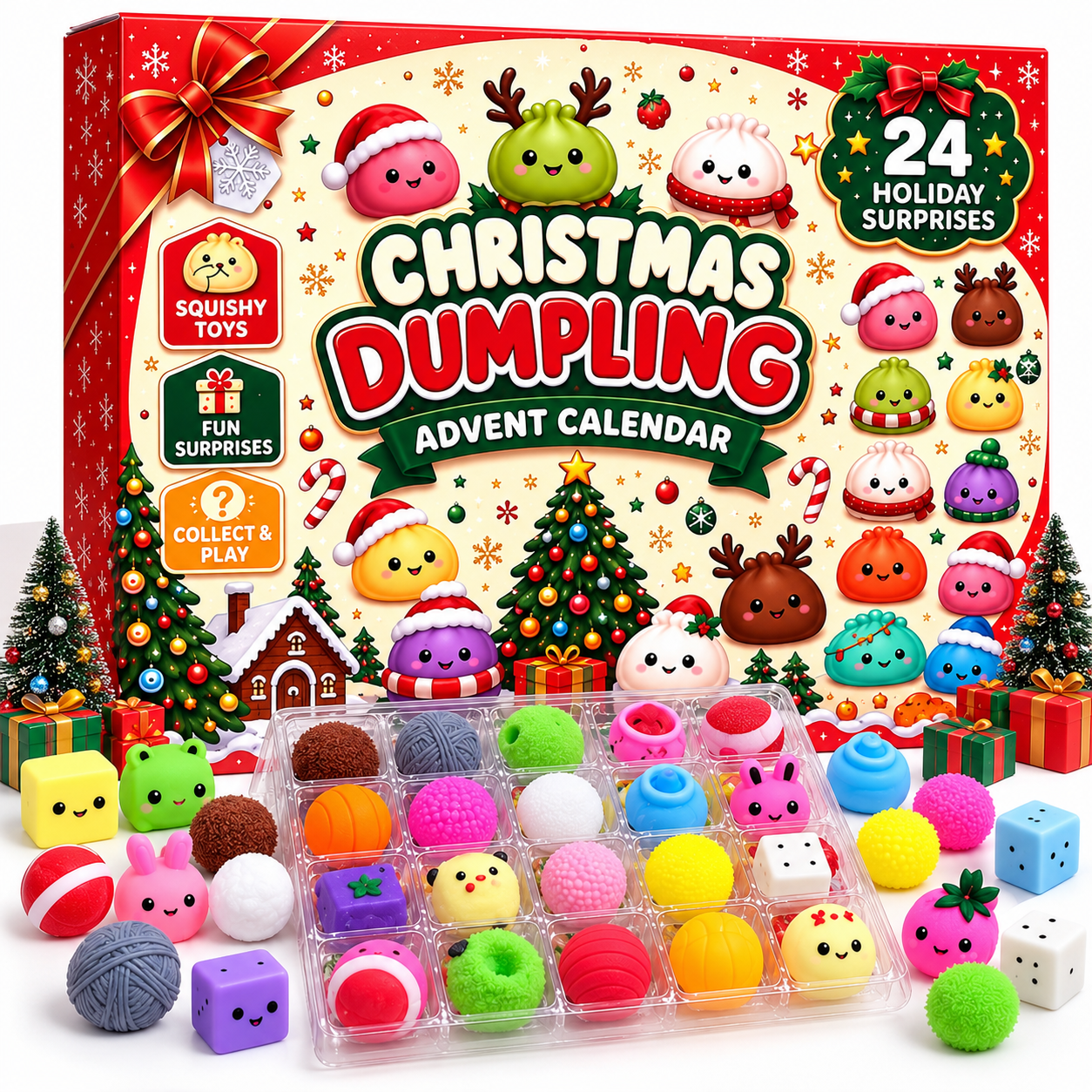 Christmas Squishy Advent Calendar-290 Home/Gift- Simply Simpson's Boutique is a Women's Online Fashion Boutique Located in Jupiter, Florida