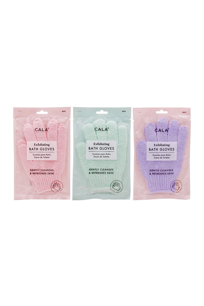 Cala Exfoliating Bath Gloves-300 Bath/Beauty- Simply Simpson's Boutique is a Women's Online Fashion Boutique Located in Jupiter, Florida