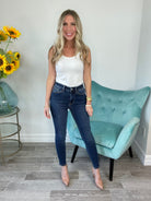 Judy Blue Lovely Night High Rise Thermal Skinny Jeans-200 Jeans- Simply Simpson's Boutique is a Women's Online Fashion Boutique Located in Jupiter, Florida