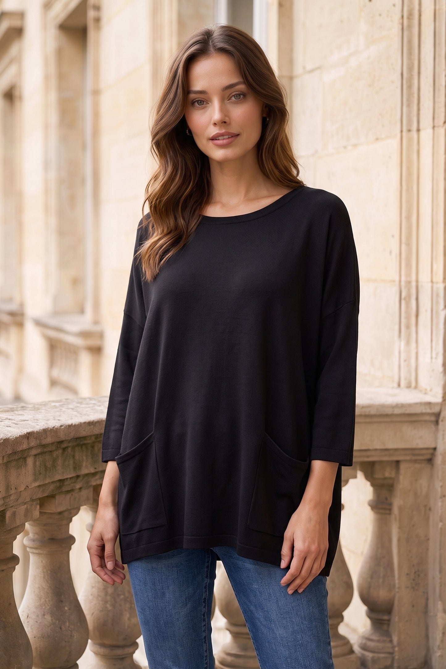 Dear Scarlett Arden Slouchy Pocket Top-100 Short Sleeves- Simply Simpson's Boutique is a Women's Online Fashion Boutique Located in Jupiter, Florida