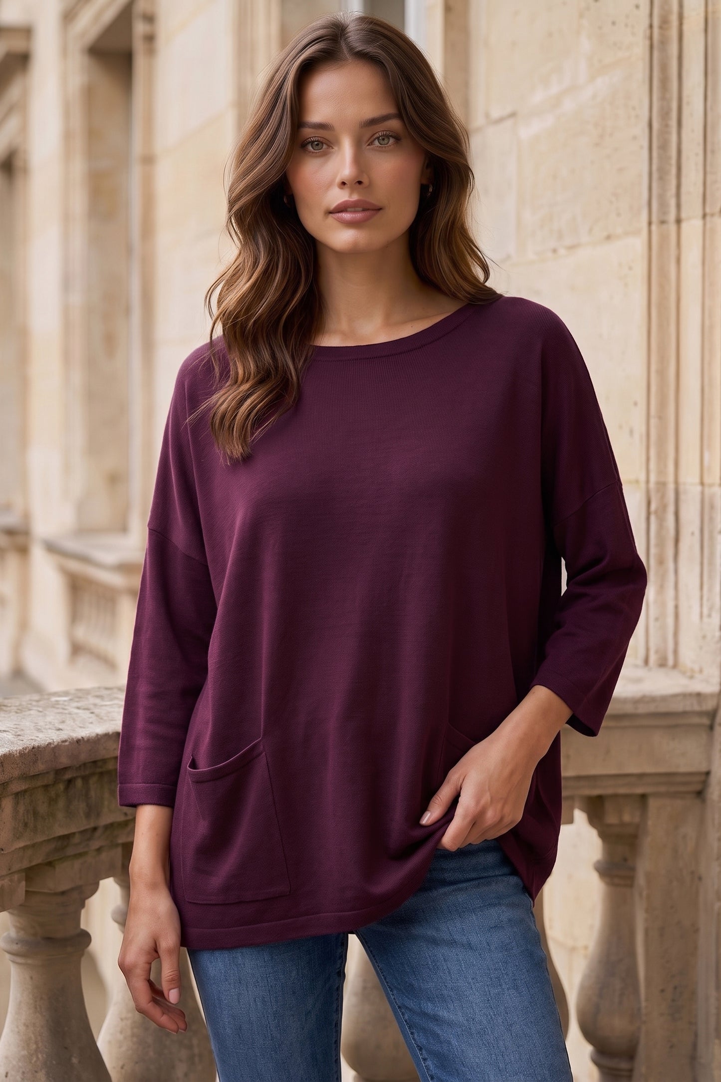 Dear Scarlett Arden Slouchy Pocket Top-100 Short Sleeves- Simply Simpson's Boutique is a Women's Online Fashion Boutique Located in Jupiter, Florida
