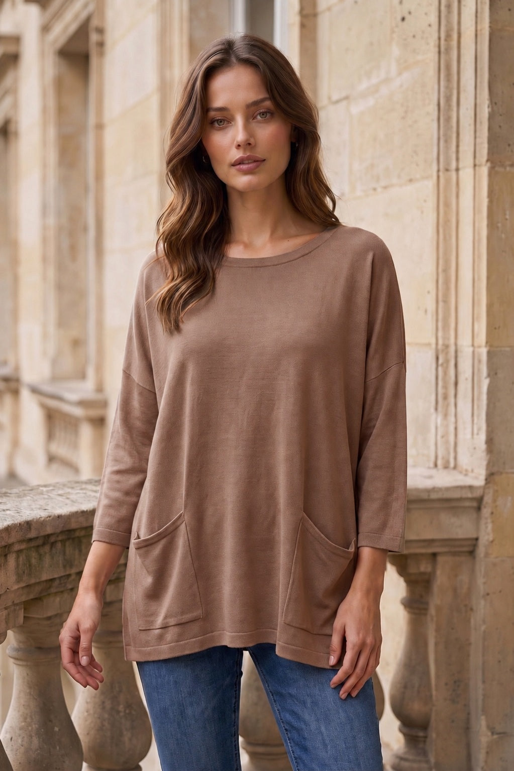 Dear Scarlett Arden Slouchy Pocket Top-100 Short Sleeves- Simply Simpson's Boutique is a Women's Online Fashion Boutique Located in Jupiter, Florida