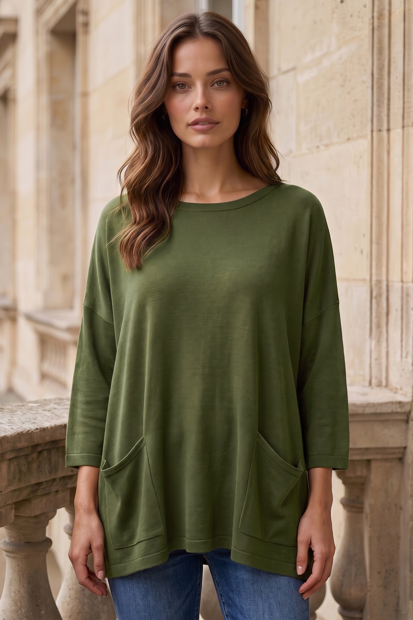 Dear Scarlett Arden Slouchy Pocket Top-100 Short Sleeves- Simply Simpson's Boutique is a Women's Online Fashion Boutique Located in Jupiter, Florida