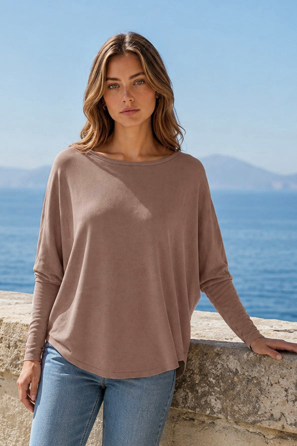 Dear Scarlett The Della Dolman Sweater-110 Long Sleeves- Simply Simpson's Boutique is a Women's Online Fashion Boutique Located in Jupiter, Florida