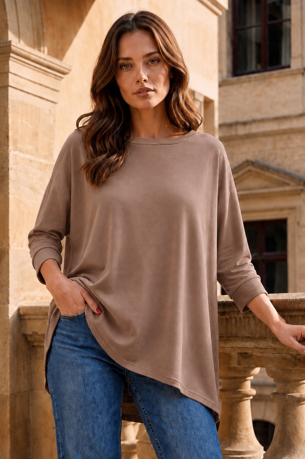 Dear Scarlett Larkin Top-110 Long Sleeves- Simply Simpson's Boutique is a Women's Online Fashion Boutique Located in Jupiter, Florida