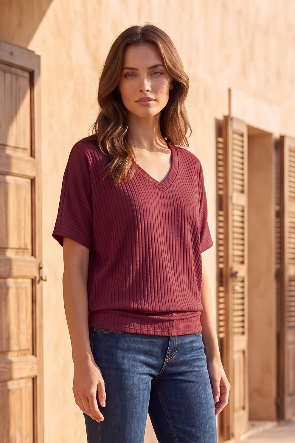 Dear Scarlett Hadley Top-100 Short Sleeves- Simply Simpson's Boutique is a Women's Online Fashion Boutique Located in Jupiter, Florida