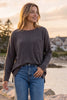 Dear Scarlett Hollis Ribbed Pocket Top-110 Long Sleeves- Simply Simpson's Boutique is a Women's Online Fashion Boutique Located in Jupiter, Florida