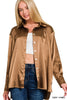 Luxe Satin Button Down Blouse-110 Long Sleeves- Simply Simpson's Boutique is a Women's Online Fashion Boutique Located in Jupiter, Florida