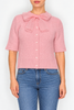 Pink Rosalie Bow Detail Cardigan