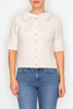 Cream Rosalie Bow Detail Cardigan