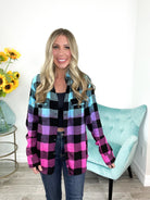 Preorder Cotton Candy Delight Flannel-180 Outerwear- Simply Simpson's Boutique is a Women's Online Fashion Boutique Located in Jupiter, Florida