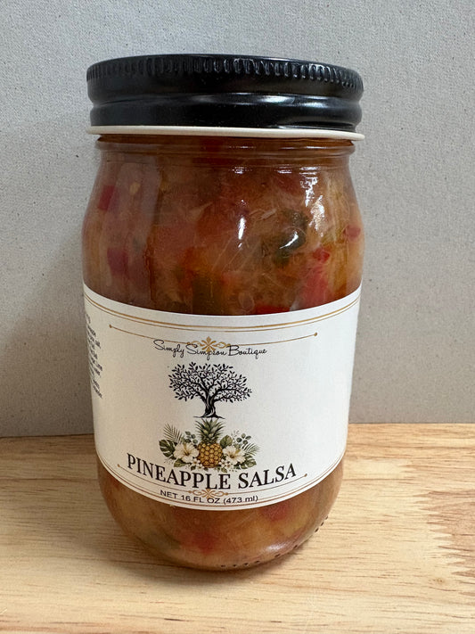 Simply Simpson 16oz Salsa-310 Snacks- Simply Simpson's Boutique is a Women's Online Fashion Boutique Located in Jupiter, Florida
