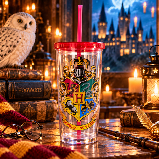 Harry Potter Hogwarts Crest 20oz Tumbler- Simply Simpson's Boutique is a Women's Online Fashion Boutique Located in Jupiter, Florida