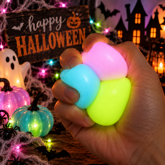 Halloween 3 Pack Glow In The Dark Squishy Balls-290 Home/Gift- Simply Simpson's Boutique is a Women's Online Fashion Boutique Located in Jupiter, Florida