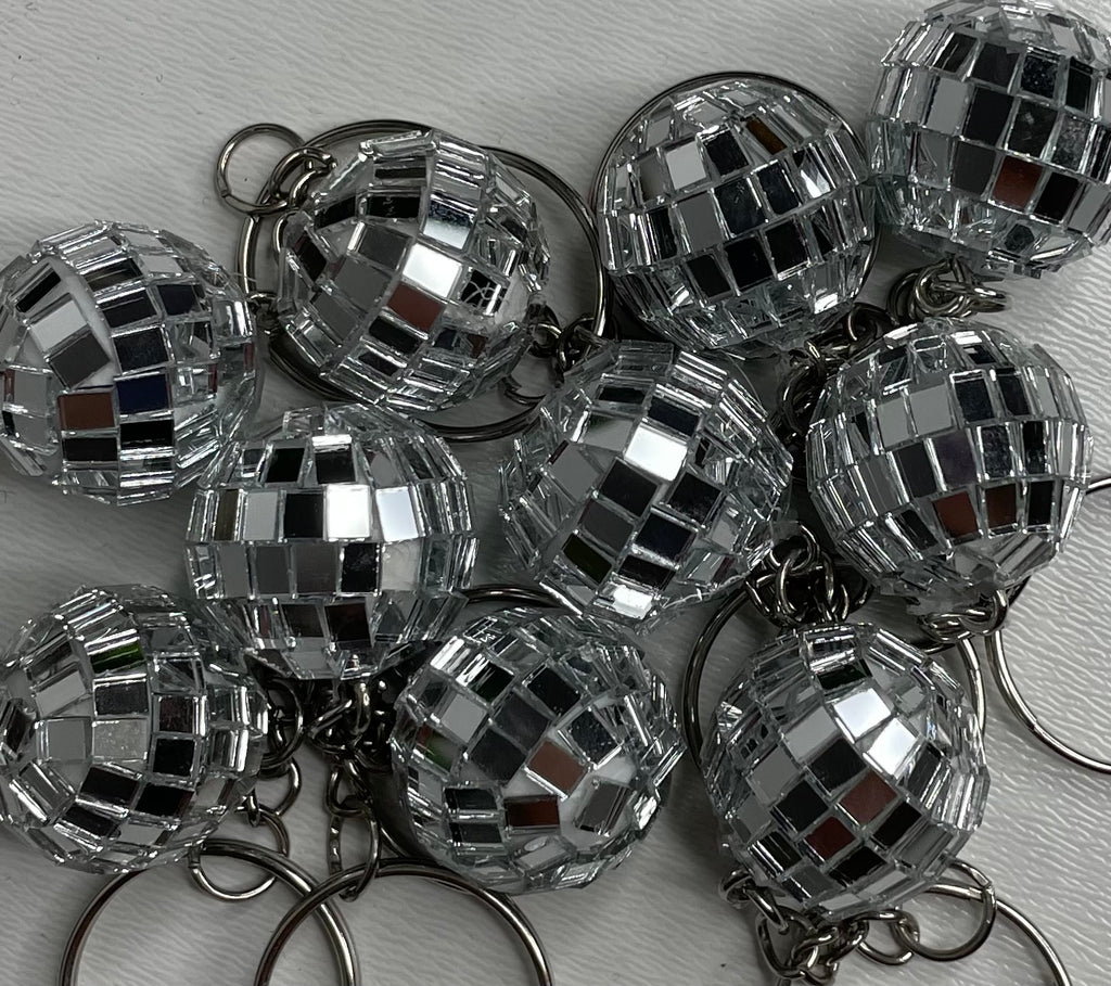 Disco Ball Keychain-Accessories- Simply Simpson's Boutique is a Women's Online Fashion Boutique Located in Jupiter, Florida
