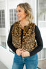 Fierce & Cozy Faux Fur Leopard Vest-180 Outerwear- Simply Simpson's Boutique is a Women's Online Fashion Boutique Located in Jupiter, Florida