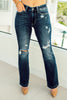 Judy Blue Adore Me Distressed Bootcut Jeans-200 Jeans- Simply Simpson's Boutique is a Women's Online Fashion Boutique Located in Jupiter, Florida