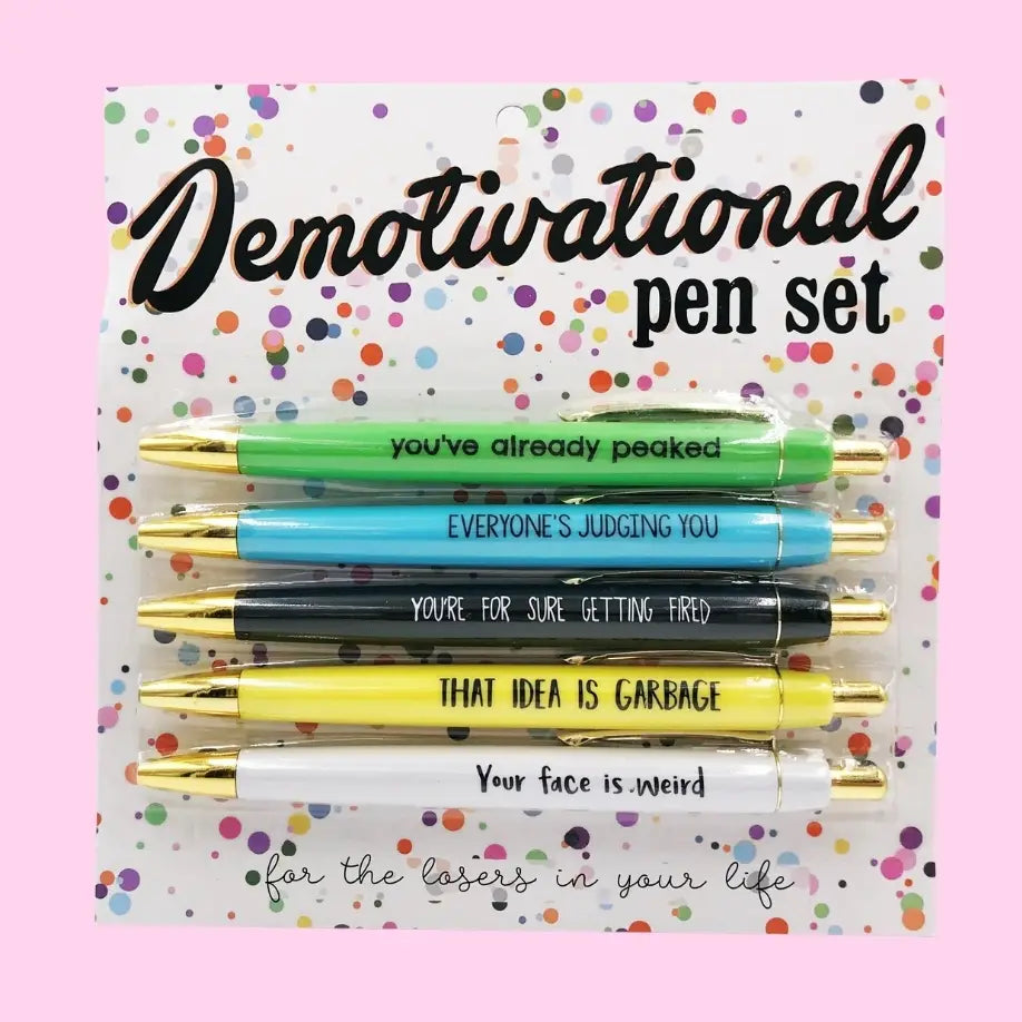 Demotivational Pen Set