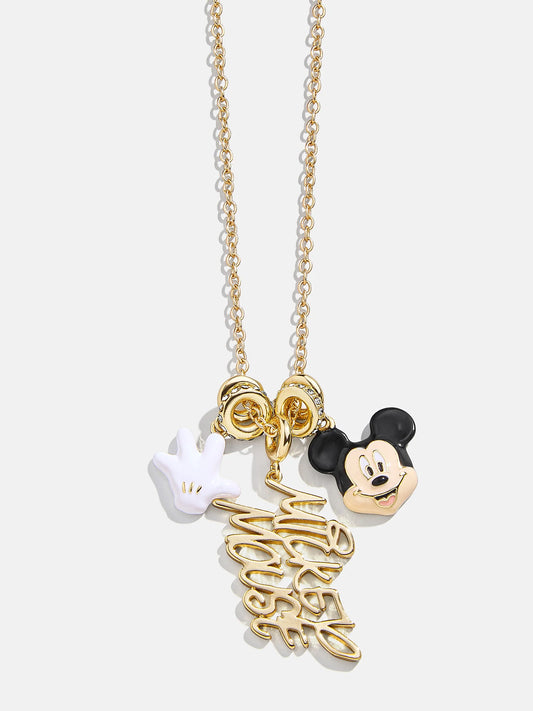 Disney Mickey Mouse Cluster Charm Necklace-280 Jewelry- Simply Simpson's Boutique is a Women's Online Fashion Boutique Located in Jupiter, Florida