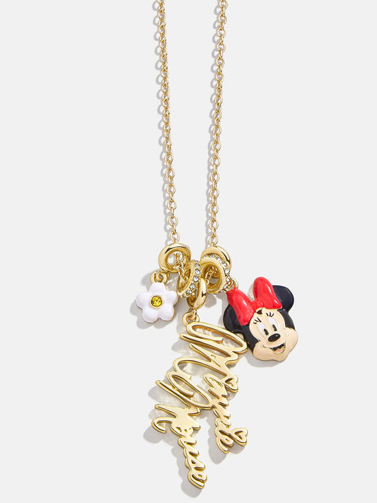 Disney Minnie Mouse Cluster Charm Necklace-280 Jewelry- Simply Simpson's Boutique is a Women's Online Fashion Boutique Located in Jupiter, Florida