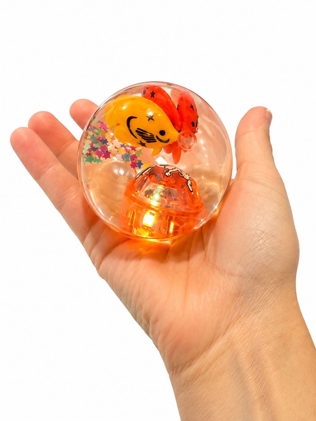 FLASHING Bouncing Water Ball with Fish-290 Home/Gift- Simply Simpson's Boutique is a Women's Online Fashion Boutique Located in Jupiter, Florida
