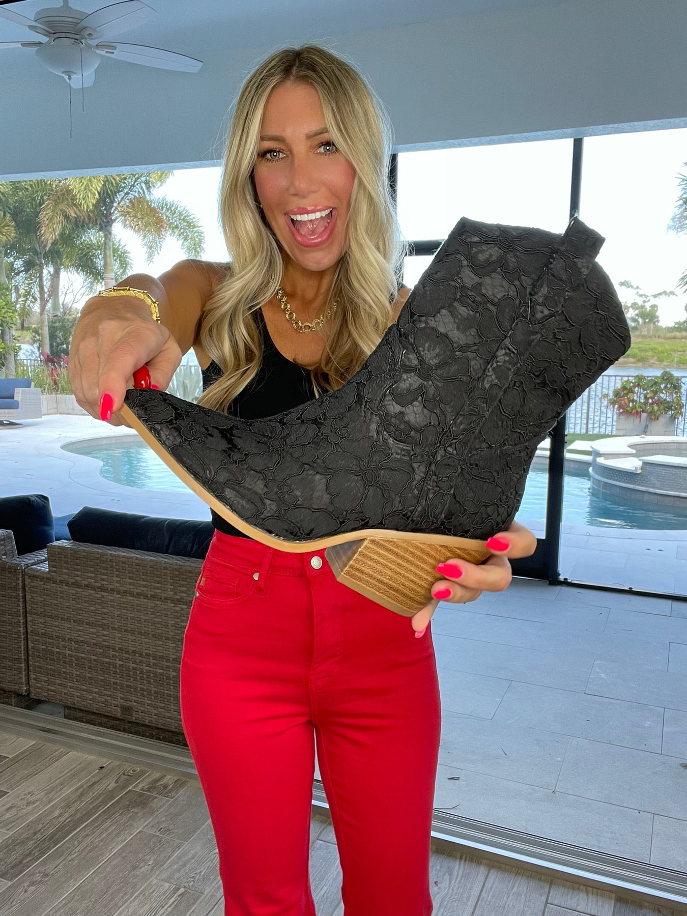 Corkys Rowdy Lace Boots-260 Shoes- Simply Simpson's Boutique is a Women's Online Fashion Boutique Located in Jupiter, Florida
