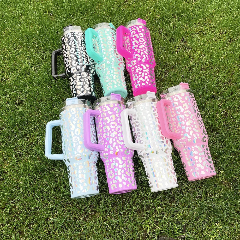 40 OZ Holographic Tumblers-290 Home/Gift- Simply Simpson's Boutique is a Women's Online Fashion Boutique Located in Jupiter, Florida