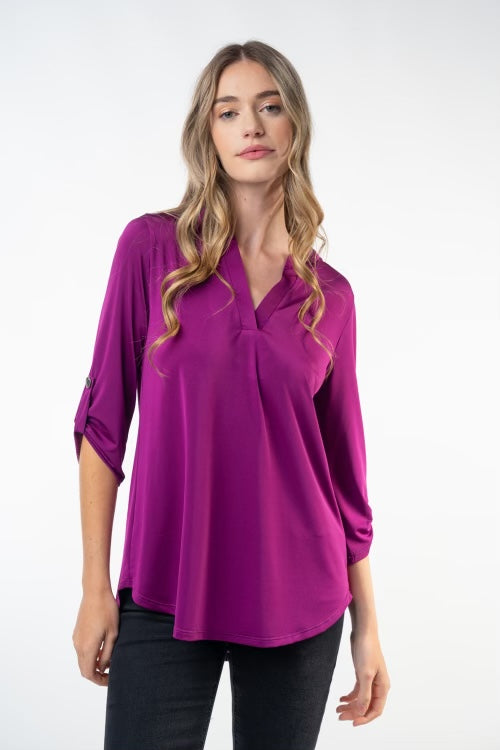 Simply Simpson Solid Colored Gabby’s-110 Long Sleeves- Simply Simpson's Boutique is a Women's Online Fashion Boutique Located in Jupiter, Florida