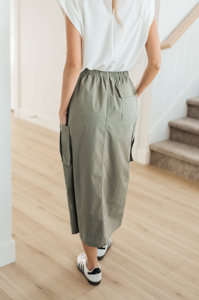Explain It Away Cargo Skirt-Skirts- Simply Simpson's Boutique is a Women's Online Fashion Boutique Located in Jupiter, Florida