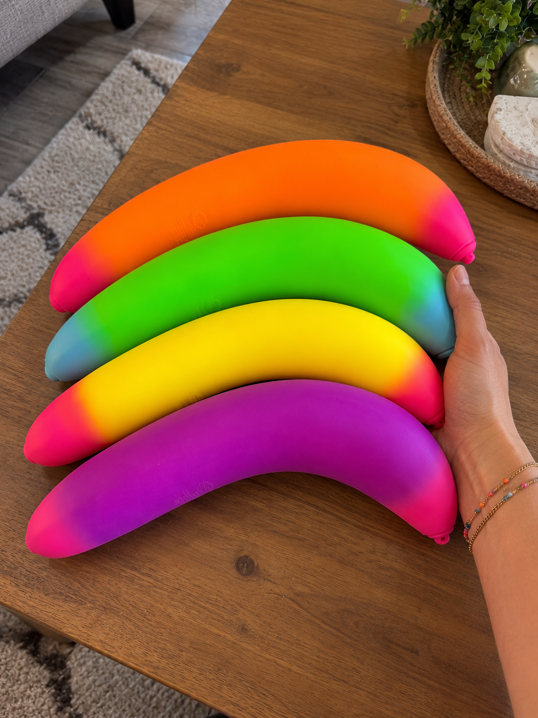 Jumbo Neon Banana Squishy-290 Home/Gift- Simply Simpson's Boutique is a Women's Online Fashion Boutique Located in Jupiter, Florida